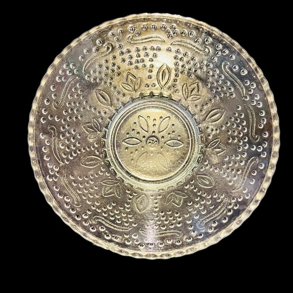 Federal Glass Clear Heritage Round Small Dessert Fruit Bowl - Picture 1 of 5